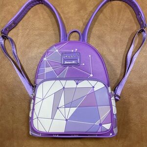 Purple Loungefly Disney backpack. Purchased from Disney park. Used once.